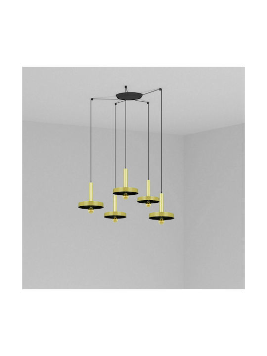 Faro Barcelona Pendant Light Single-Light for Socket E27 Gold