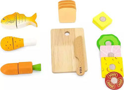 Viga Toys Cooking Toy / Kitchen Utensils Τρόφιμα made of Wood for 3+ Years Old