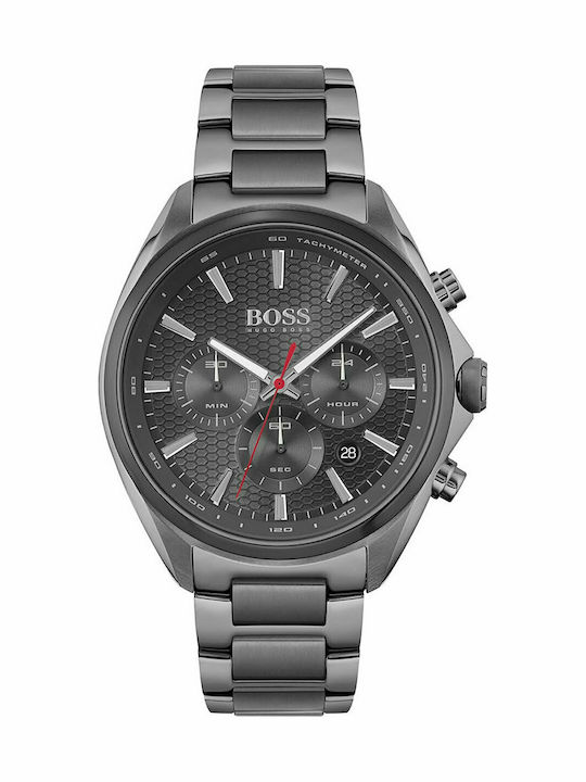 Boss Distinct Ανδρικό Ρολόι 46mm Χρονογράφος Μπ...