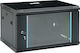 vidaXL Επιτοίχια Rack Cabinet 6U 60x45x37.5cm Black 30165