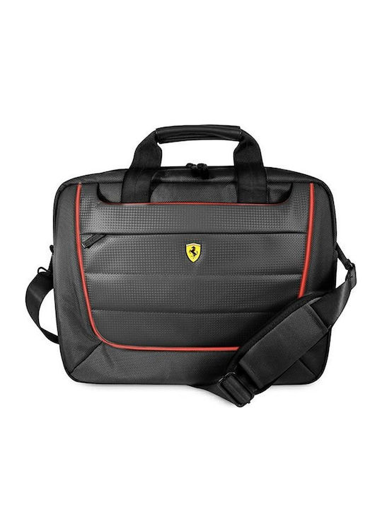 Ferrari FECB15BK Scuderia Bag Shoulder / Handheld 15" Black Ferrari FECB15BK Scuderia Bag Shoulder / Handheld 15" Black