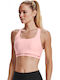 Under Armour Crossback Mid Women's Sports Bra without Padding Pink