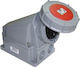 PCElectric Priză industrială feminină Priză de perete femeie 5P 63A 400V IP67 135-6