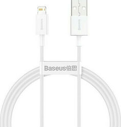 Baseus Superior Series USB-A la Cablu Lightning Alb 0.25m (CALYS-02)