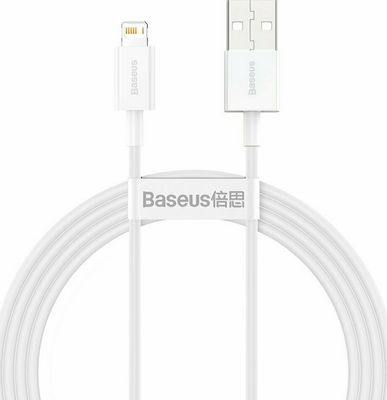 Baseus Superior Series USB-A zu Lightning Kabel Weiß 1.5m (CALYS-B02)