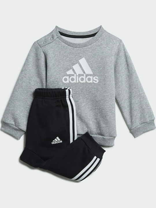 Kids Sweatpants Set Gray 2pcs Performance Badge Of Sport