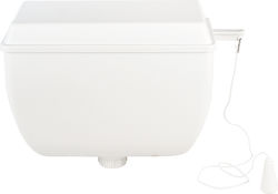 Spek Niagara Wall Mounted Plastic High Pressure Rectangular Toilet Flush Tank White