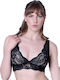 Milena by Paris Women's Bralette Bra Black