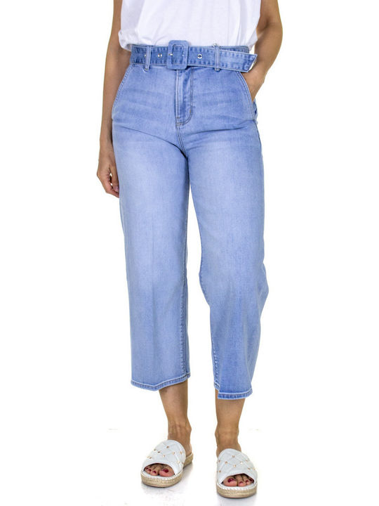 Hoch tailliert Damenjeans