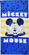 Stamion Παιδική Πετσέτα Θαλάσσης Μπλε Mickey 140x70εκ.