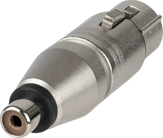 QTX Sound Μετατροπέας RCA female σε XLR male Ασημί 1τμχ 764.343UK