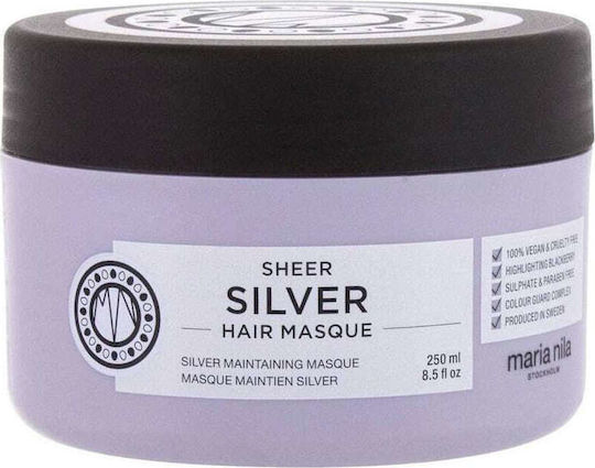 Maria Nila Sheer Silver Μάσκα Μαλλιών για Διατήρηση Χρώματος 250ml