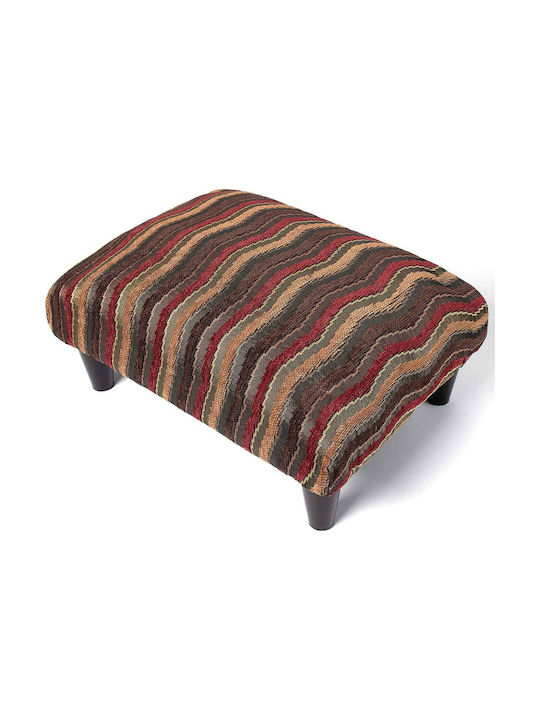 Scaune Suport pentru picioare Tapițat cu Țesătură 602 Val Macrosteno maro 40x30x16buc