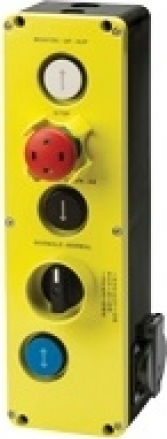 Giovenzana Industrial Push Button Panel Μπουτονιέρα Εξωτερική Στεγανή Μανιτάρι με Διακόπτη & 3 Μπουτόν GM663