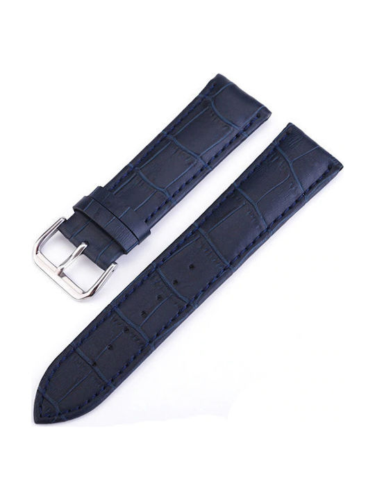 LURAKE LEATHER BLUE, CROCK, 18mm.