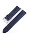 LURAKE LEATHER BLUE, BLUE, CROCK, 20mm.