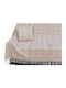 Viopros Κουβέρτα Πλεκτή Υπέρδιπλη 230x250εκ. Λινό