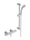 Ideal Standard Ceratherm Shower Column with Mixer 56.5cm Silver