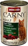 Animonda Carny Adult Wet Food for Adult Cats In Can with Beef / Deer 1pc 400gr