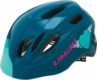 Limar Kid Pro Kids' Helmet for City Bike Seawater Heart