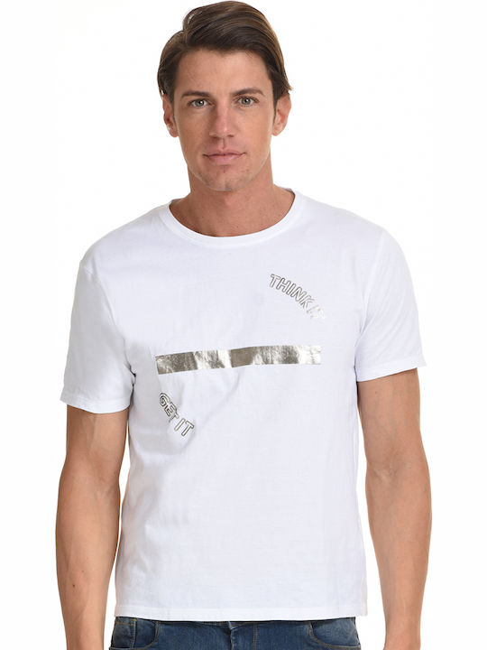 Biston Tricou pentru bărbați Alb