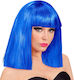 Showgirl Cleopatra Carnival Wig Straight Blue