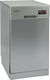 Carad Freistehender Geschirrspüler für 9 Gedecke B45xH84.5cm Inox