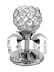 Keskor Candle Holder suitable for Tealights Metal Silver 11x11x16cm 1pcs