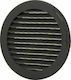 Europlast 101- Round Vent Louver with Sieve 10x10cm