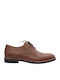 Damiani Men's Leather Dress Shoes Tabac Brown