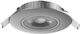 Elvhx Round Metallic Recessed Spot with Integrated LED and Natural White Light Silver 8x8cm. 1pcs