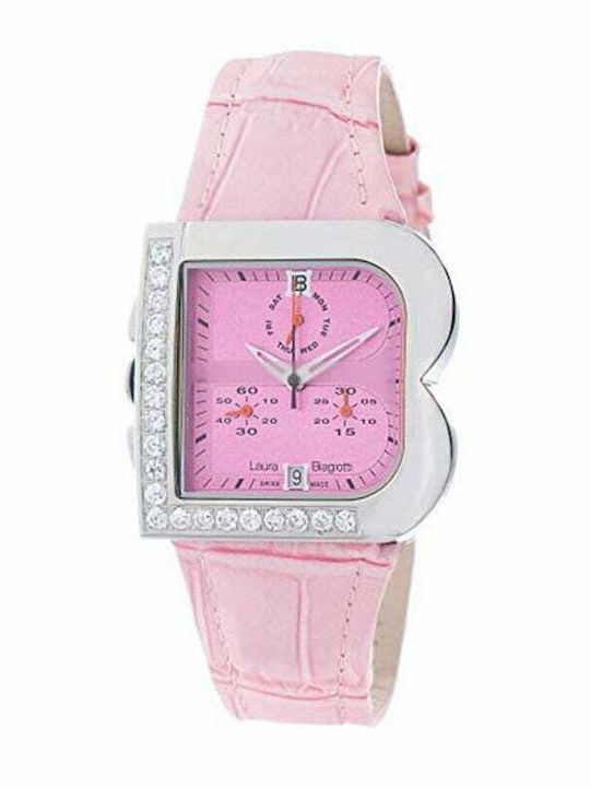 Laura Biagiotti Women's Watch with Pink Leather...