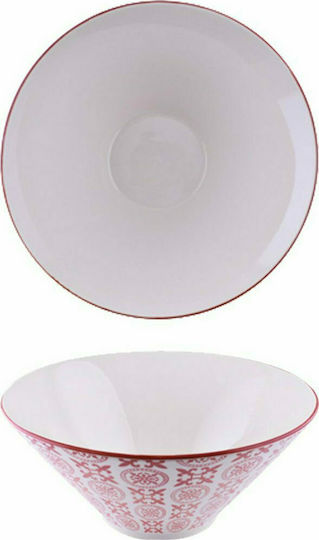 Cok Spain Aljibe Салатна купа от Порцелан Червен 23x23x10см 4бр