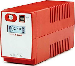 Salicru SPS 500 SOHO+ UPS Off-Line 300VA 300W with 2 Schuko Power Plugs