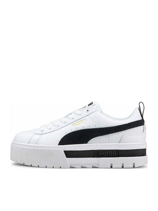 Mayze Women's Flatforms Sneakers White