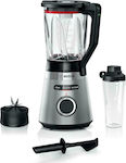 Bosch Μπλέντερ για Smoothies με Γυάλινη Κανάτα 1.5lt 1200W Inox