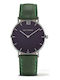 Paul Hewitt Women's Watch with Green Leather Strap