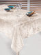 Saint Clair 1004 Polyester Tablecloth Natural 140x180cm