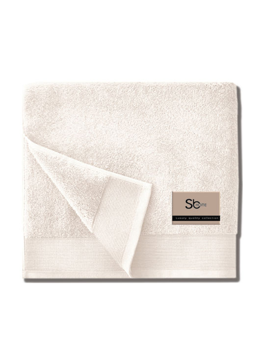 SB Home Facecloth Elegante 50x100cm. Cream Weig...