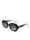 Borbonese Corniche Women's Sunglasses with Black Plastic Frame and Black Gradient Lens CORNICHE 00