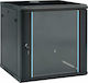 vidaXL Επιτοίχια καμπίνα 12U 19'' IP20 600 x 600 x 640 Μαύρο