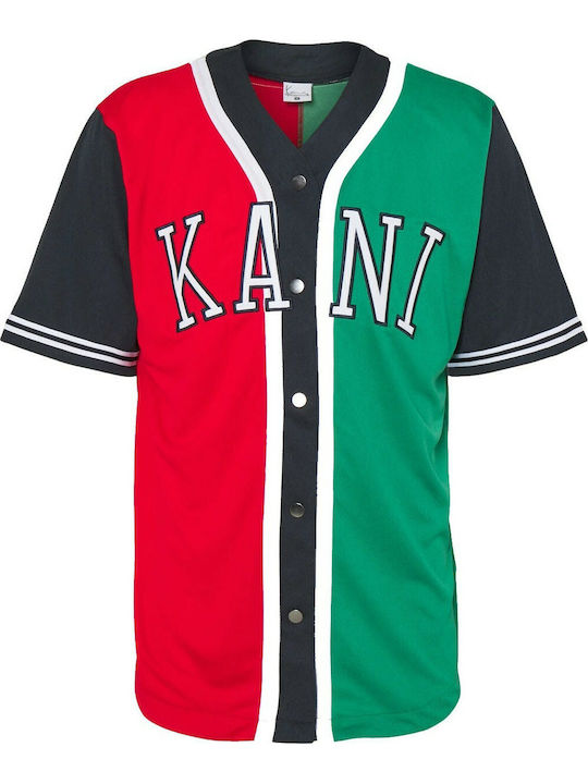 Block Baseball Short-sleeved Shirt Multicolour