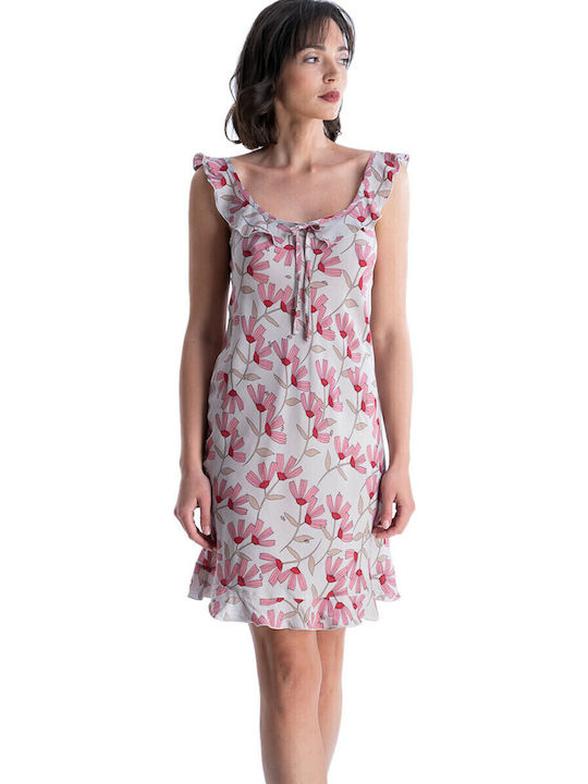 Rachel Sommer Damen Nachthemd Rosa