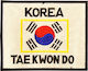 Olympus Sport 5007036 Gesticktes Abzeichen Taekwondo Korea