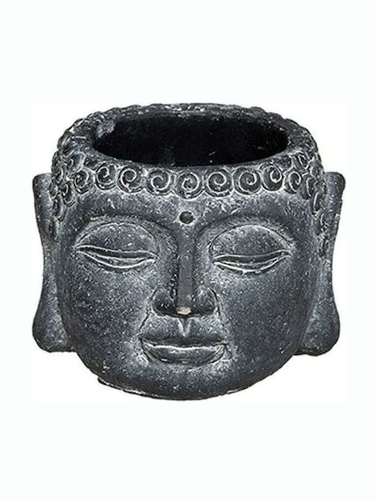 Plastona Pot Gray 11.5x11.5cm Buddha