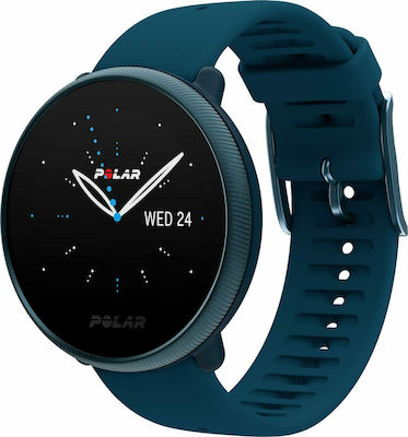 Polar Ignite 2 Stainless Steel 43mm Smartwatch Storm Blue Skroutz