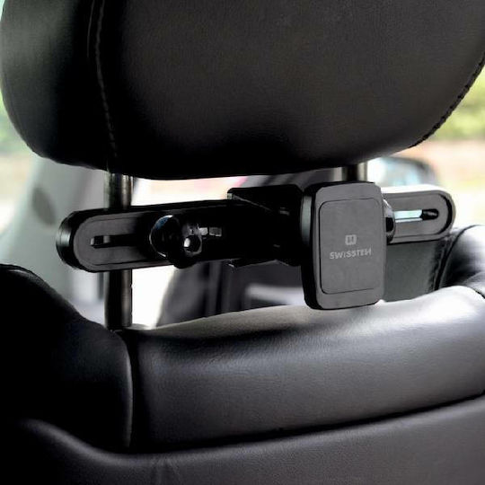 Swissten S-GRIP M5-OP Suport Auto Pentru Telefoane Mobile Și Tablete Cu Cârlige Reglabile Negru