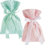 Christening Favor in Pouch Pink made of Fabric