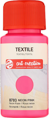 Royal Talens Art Creation Textile Υγρό Χρώμα Χειροτεχνίας Ροζ για Ύφασμα 8703 Neon 50ml
