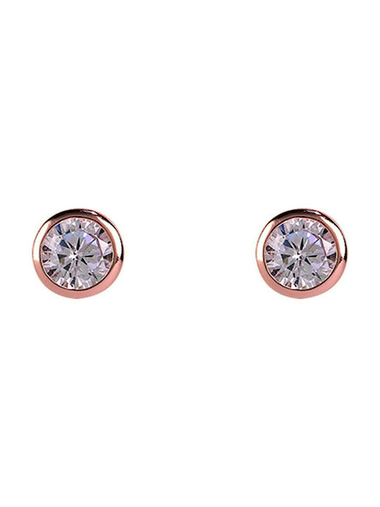 Medisei Women's Gold Plated Silver Studs Earrings for Ears with Stone